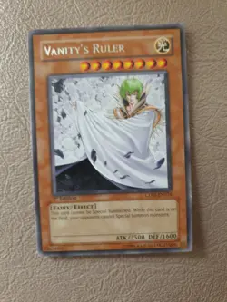 YUGIOH VANITY'S RULER RARE CDIP-EN024 1ST ED NM - Image 1