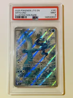 Pokemon Sv09 Journey Together Articuno Illustration Rare 161/159 Holo PSA 9 - Image 1