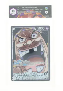 One Piece Card Game - Marshall.D.Teach (L AA) - OP09-081 - GRAAD 10 JAP 2024 - Image 1