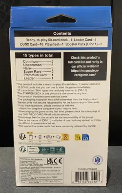 One Piece: The Card Game - ST-25 - Starter Deck - Blue Buggy - ENG Sealed - Image 2