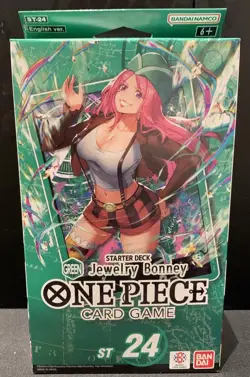One Piece Card Game - Starter Deck OP ST 24 Jewelry Bonney NUOVO SIGILLATO ENG - Image 1