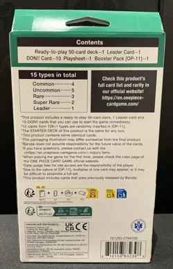 One Piece Card Game - Starter Deck OP ST 24 Jewelry Bonney NUOVO SIGILLATO ENG - Image 2