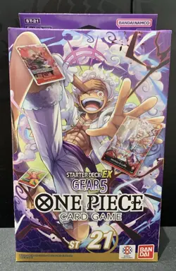 One Piece Card Game Starter Deck - Mazzo ST-21 - EX Gear 5 ENG Sealed - Image 1
