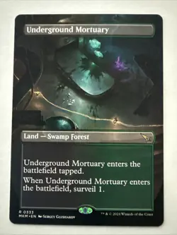 MTG Underground Mortuary 0333 (Borderless) Murders at Karlov Manor (MKM) NM - Image 1