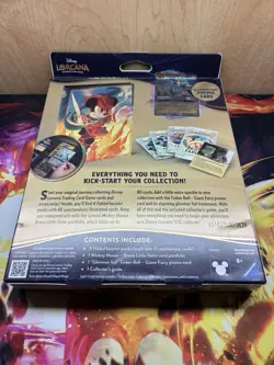 Disney Lorcana Fabled Collection Starter Set Glimmer Tinkerbell Promo New Sealed - Image 2