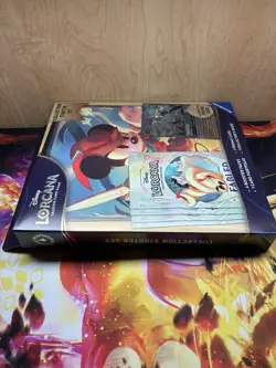 Disney Lorcana Fabled Collection Starter Set Glimmer Tinkerbell Promo New Sealed - Image 4