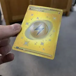 Pokemon TCG Basic Lightning Energy 257/198 Scarlet & Violet Base Set Gold NM - Image 3