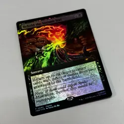 Pax West 2025 FOIL Behold The Sinister Six! MTG Spiderman Promo Card NM In Hand - Image 1