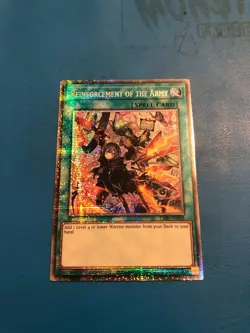 YUGIOH Starlight Rare Reinforcement Of The Army L26D-ENS08 1st Edition - Image 1