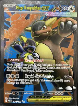 Mega Kangaskhan EX 164/132 ME01: Mega Evolution Illustration Rare Pokemon Card - Image 1