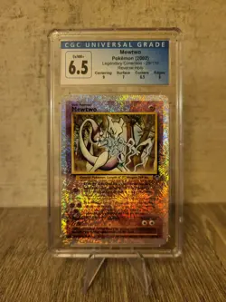 Mewtwo Reverse Holo CGC 6.5 Pokemon Card Legendary Collection 29/110 Not PSA - Image 1