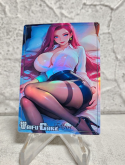 Jessie Trading Card Waifu Goddess Story Anime Girl holo Karte Manga Full Art - Image 1