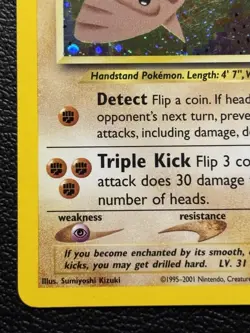 Hitmontop - 3/75 - Pokemon Neo Discovery Unlimited Holo Rare Card WOTC LP - Image 4