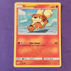 Pokemon TCG 3 Cards Evoli Growlithe Eevee German English Mixed Lot - Image 3