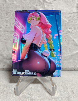 Mitsuri Trading Card Waifu Goddess Story Anime Girl holo Karte Manga Full Art - Image 1