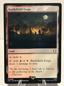 Battlefield Forge 296 R Commander: The Lord of the Rings NM MTG - Image 1