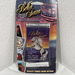 Bella Sara First Series Booster Pack from Box NEW TCG CCG Horse Trading Cards - Image 1