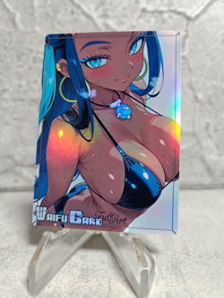Nessa Trading Card Waifu Goddess Story Anime Girl holo Karte Manga Full Art - Image 1