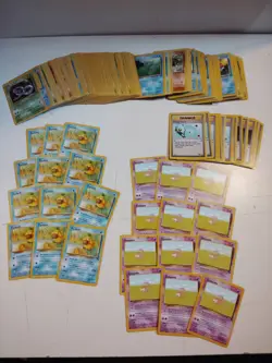 Pokemon TCG 224 Card Lot Fossil Uncommon Common Vintage - Image 1