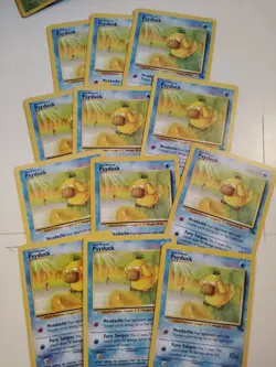 Pokemon TCG 224 Card Lot Fossil Uncommon Common Vintage - Image 3