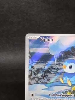 Pokemon Piplup 098/094 Me02: Phantasmal Flames Illustration Rare Holo Card - Image 3