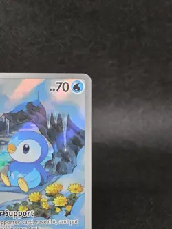 Pokemon Piplup 098/094 Me02: Phantasmal Flames Illustration Rare Holo Card - Image 4