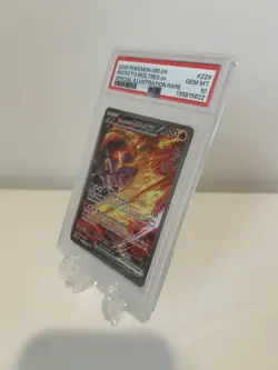 Pokemon Moltres EX Team Rockets Destined Rivals Card 229/182 PSA 10 - Image 3