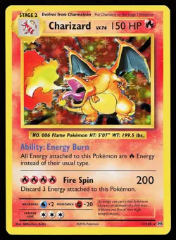 Charizard 11/108 Holo Rare Evolutions Pokemon Card - Image 1