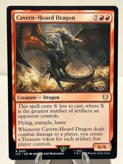 Cavern-Hoard Dragon 31 R Commander: The Lord of the Rings NM MTG - Image 1