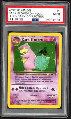 Pokemon Cards - PSA 9 Dark Slowbro 8/110 - Legendary Collection Holo - MINT - Image 1