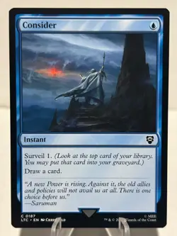 Consider 187 C Commander: The Lord of the Rings: Tales of Middle-earth NM MTG - Image 1