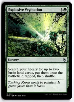 Explosive Vegetation NM DRC Commander: Aetherdrift MTG - Image 1