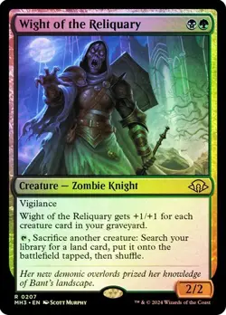 Wight of the Reliquary - FOIL - Modern Horizons 3 - Magic The Gathering - MTG - Image 1