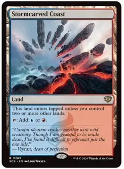 Stormcarved Coast MTG SOS NM Non Foil Near Mint Fast Shipping From Canada - Image 1