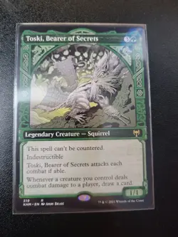 Toski, Bearer of Secrets (Showcase) Kaldheim Mtg Magic NM - Image 1