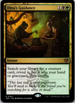 Dina's Guidance 184 Rare Secrets of Strixhaven Magic: The Gathering Near Mint - Image 1