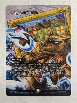 Plague of Vermin (Borderless) Teenage Mutant Ninja Turtles Eternal-Legal Regular - Image 1