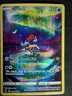 Keldeo GG07/GG70 Holo Crown Zenith Galarian Gallery Pokemon Holo NM - Image 1