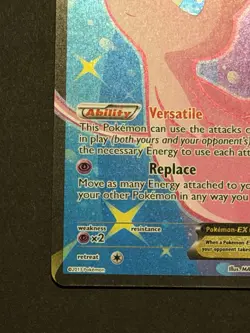 Mew EX RC24/RC25 Pokemon Legendary Treasures Radiant Collection Full Art Holo LP - Image 5