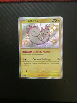 Pachirisu - 138/091 - Shiny Rare - Paldean Fates - Pokemon TCG - NM - Image 1