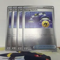 Energy Switch 115/132 - Play Set (x4) - Foil - Pokemon TCG: Mega Evolution NM - Image 1