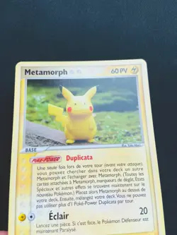 Carte Pokemon Metamorph 63/113 Pikachu Ex Especes Delta Bloc Ex Near Mint NM - Image 2