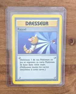 1999 Pokemon Dresseur Rappel Rare French Base Set Edition #78/102 - Image 1