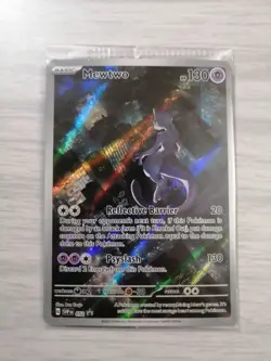 2023 Pokemon TCG MEWTWO 052 SEALED BLACK STAR PROMO 151 UPC - FULL ART HOLO - Image 1