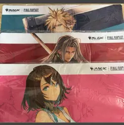 MTG FINAL FANTASY Sephiroth Yuna Cloud 3 set Playmat Magic New Official Playmat - Image 1