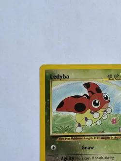 Pokemon Ledyba 07/18 Southern Islands Reverse Holo Promo Card 2001 English - Image 2