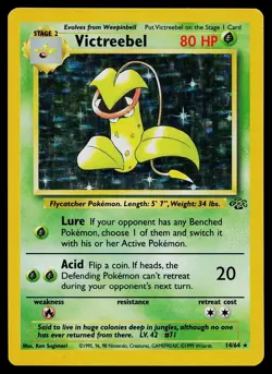 Pokemon Card - Victreebel Jungle 14/64 Holo Unlimited Holo Rare - Image 1