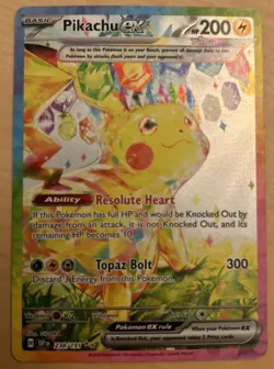 Pokemon Pikachu TCG Surging Sparks EX Card 238/191 - Image 1