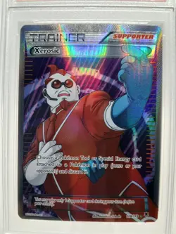 2014 POKEMON GAME XY XEROSIC FA PHANTOM FORCES #119 PSA 8 TRAINER CARD HOLO - Image 2
