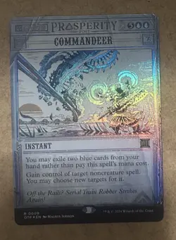Foil * Commandeer - Outlaws of Thunder Junction: Breaking News - NM MTG OTJ - Image 1
